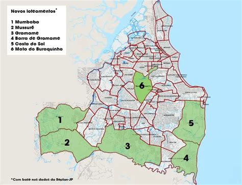 mapa dos bairros de joão pessoa